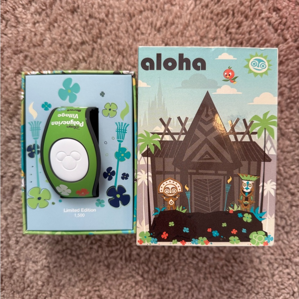 Disney World 50th Anniversary Polynesian Resort Orange Bird Magic Band LE 1500